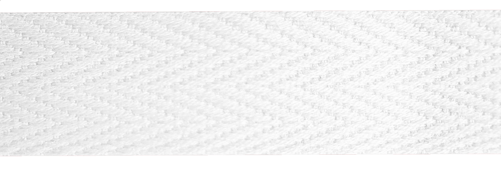 Baumwollband 20 mm weiß, Meterware