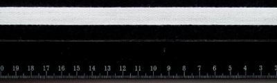 Baumwollband kräftig 10 mm weiß, Meterware