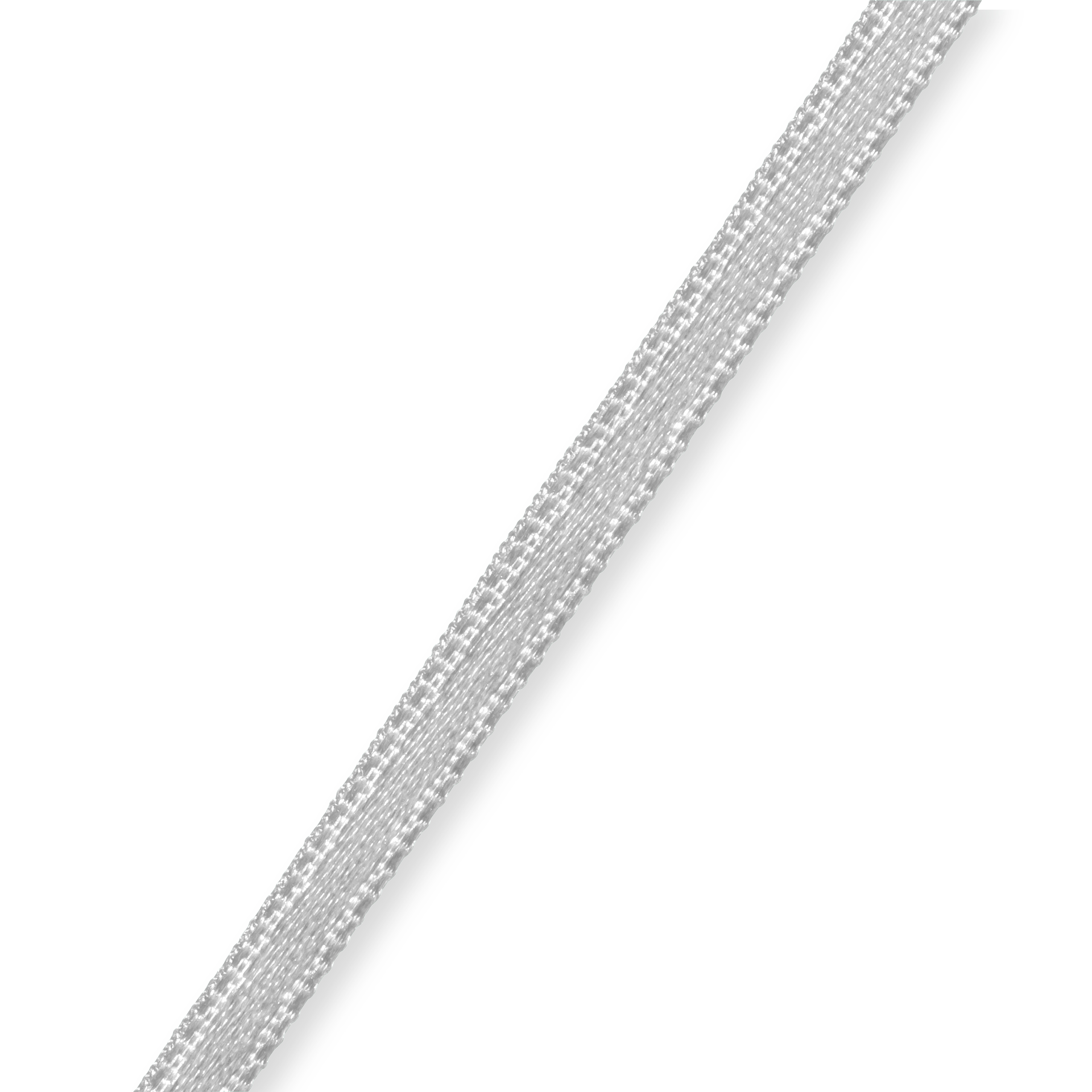 Satin ribbon 3 mm silver, 50 m