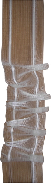 Gardinenband Smokband transparent 42mm