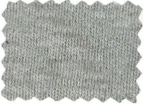 Bio-Baumwoll-Jersey mittelgrau meliert,  49% Bio-Co, 49% PES, 2% EL, 150cm, 220 g/m² 330g/lfm, Oeko-Tex zertifiziert, , aus kontrolliert biologischem Anbau
