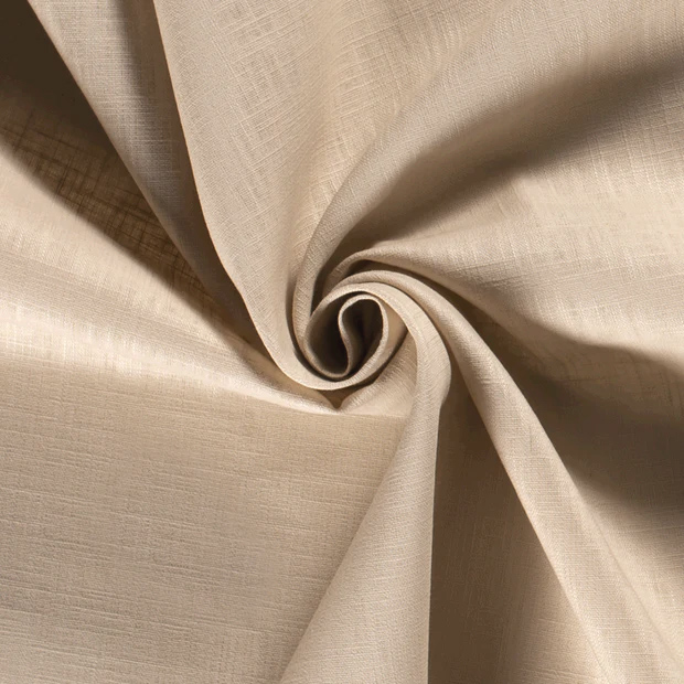 Leinen 100%, taupe 138cm, vorgewaschen 