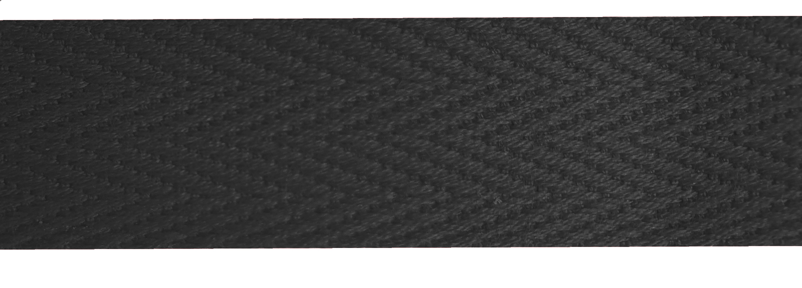 Baumwollband kräftig 20 mm schwarz, Meterware