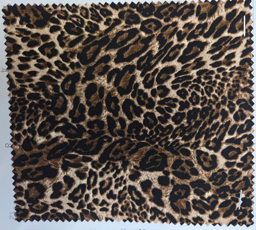Viskose-Crepe, fließend, Animal-Print