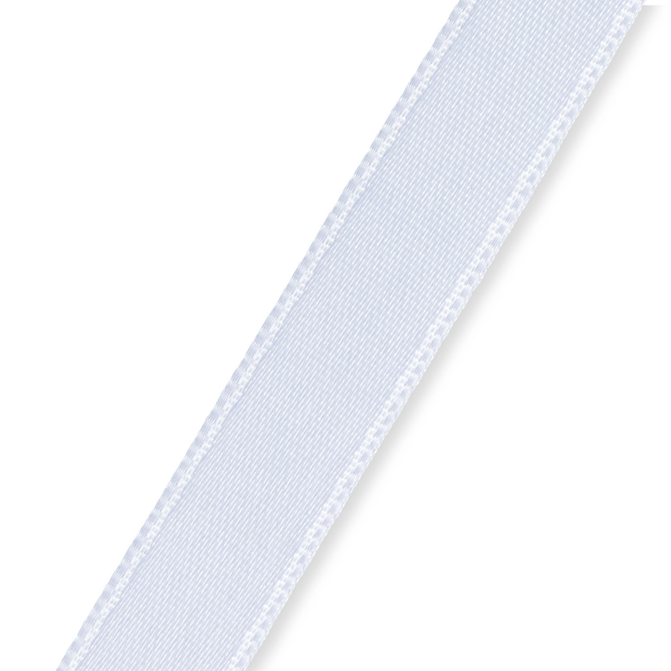 Satinband 10 mm weiß, Meterware