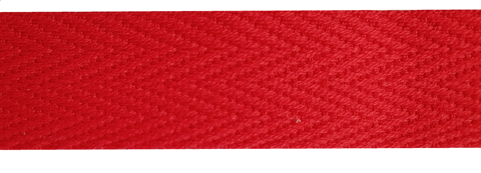 Cotton tape strong 20 mm red, 30 m