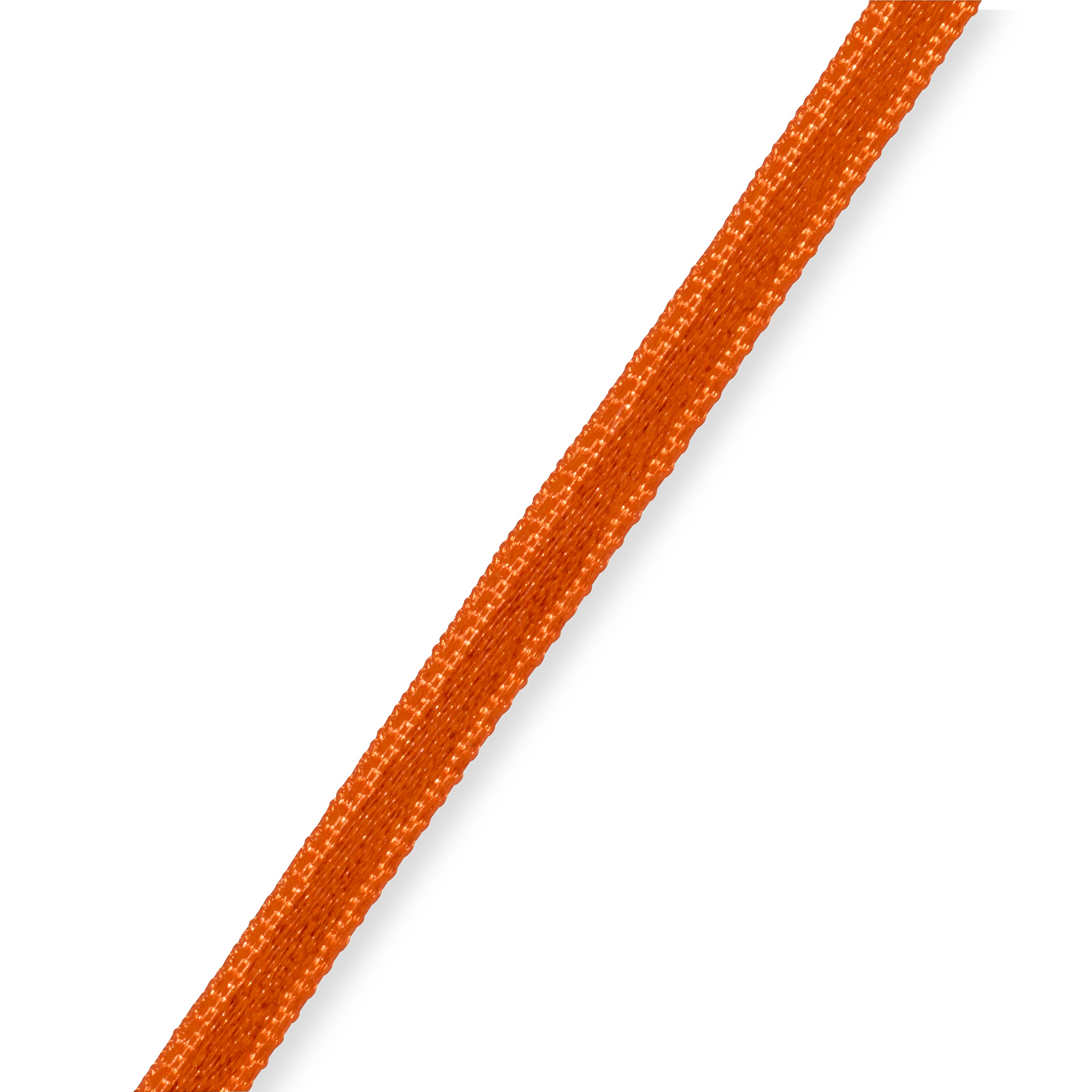 Satinband orange, Meterware 