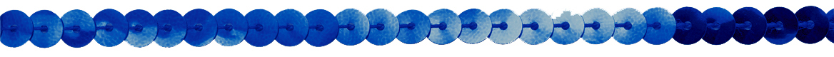 sequin braid 100% PES 6 mm elastic, royal blue