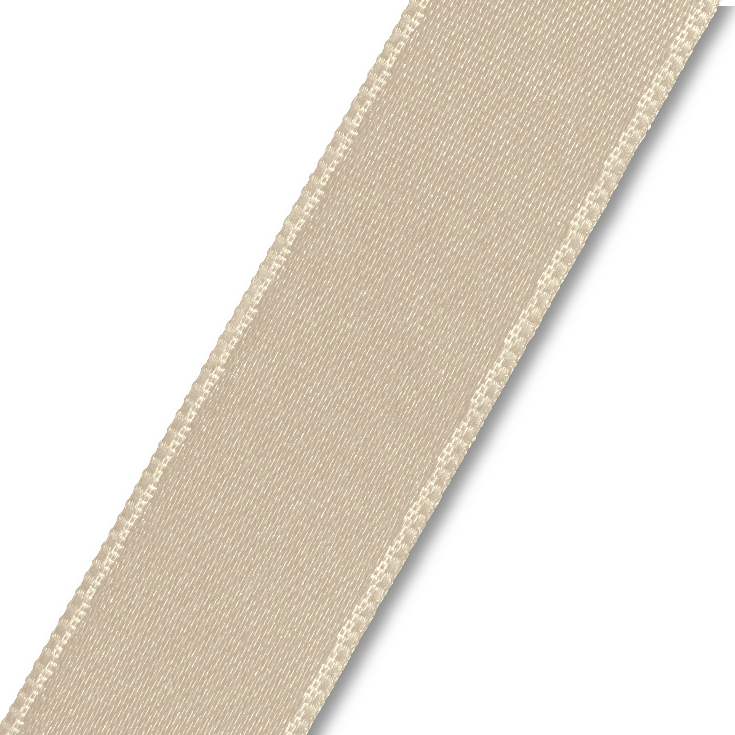 Satinband 15 mm sand, Meterware