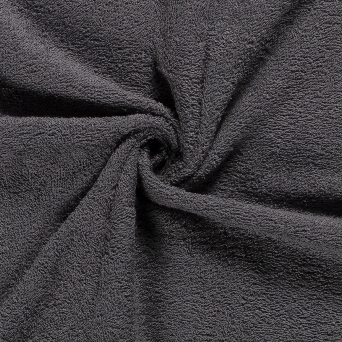 Towelling cloth, graphite grey