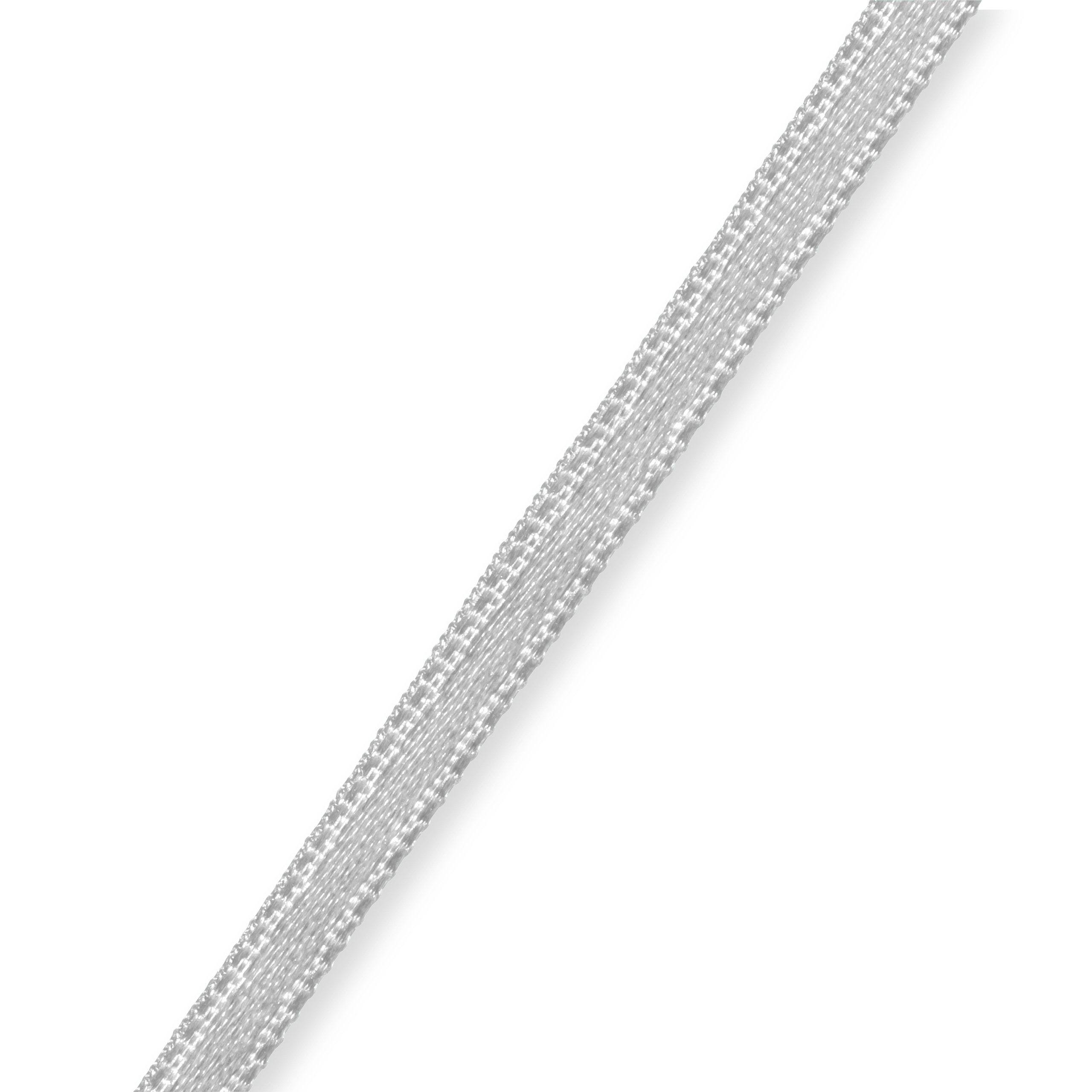 Satinband 3 mm silber, Meterware 
