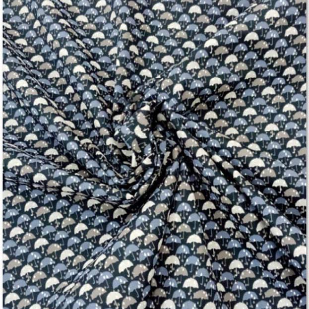 Popeline  100%Baumwolle, Umbrella, beschichtetes Muster, 110g/qm, ÖkoTex zertifiziert 