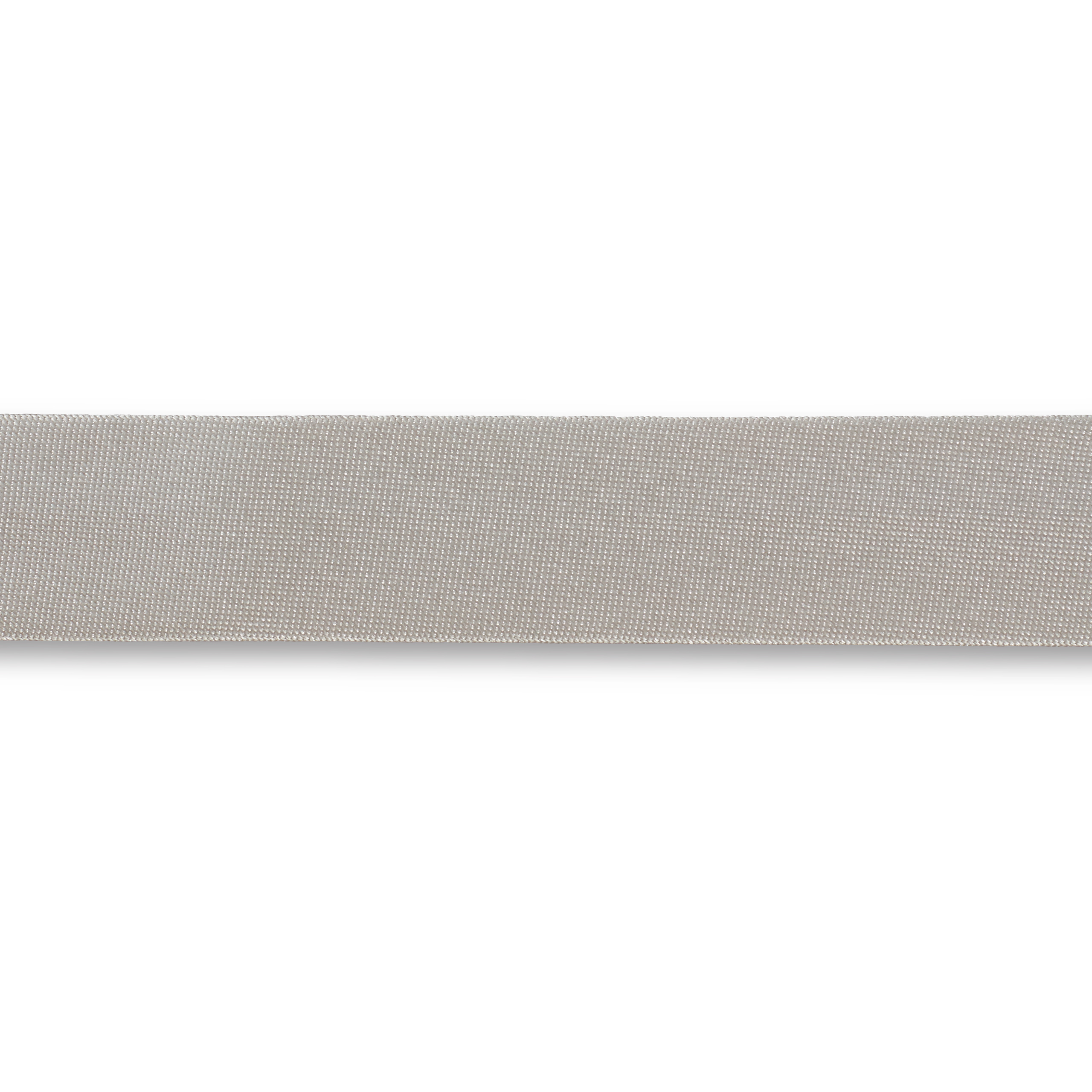 Schrägband Duchesse 40/20 mm silbergrau, Meterware, Einfassband, Satin-Schrägband 