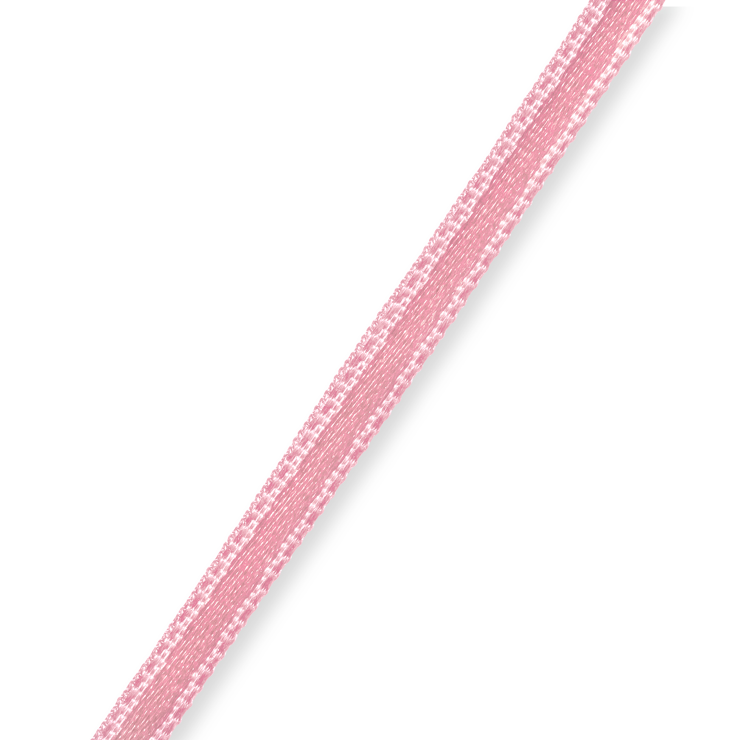 Satin ribbon 3 mm pale rose, 50 m