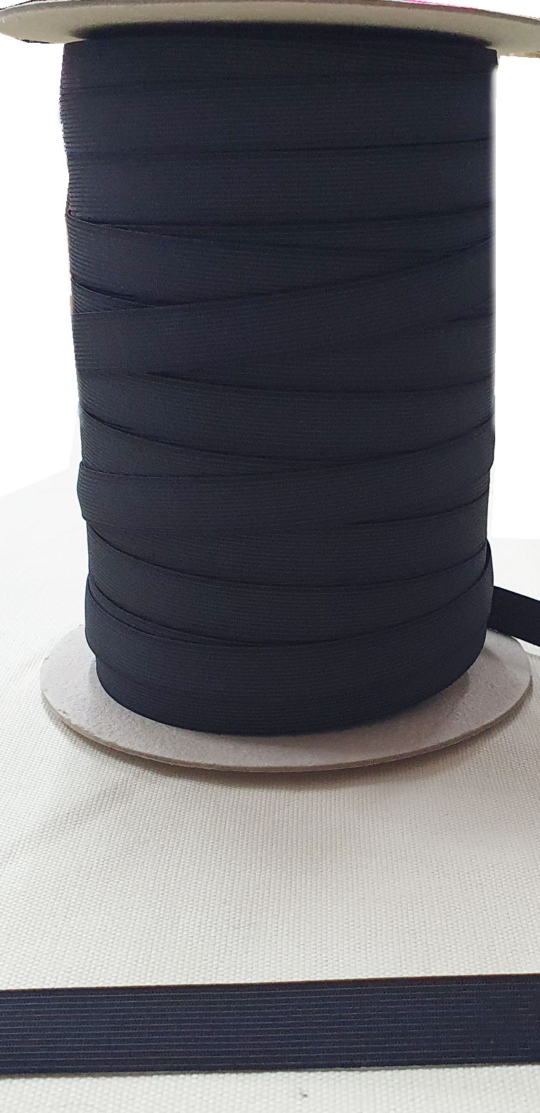 elastic ribbon 10mm, black