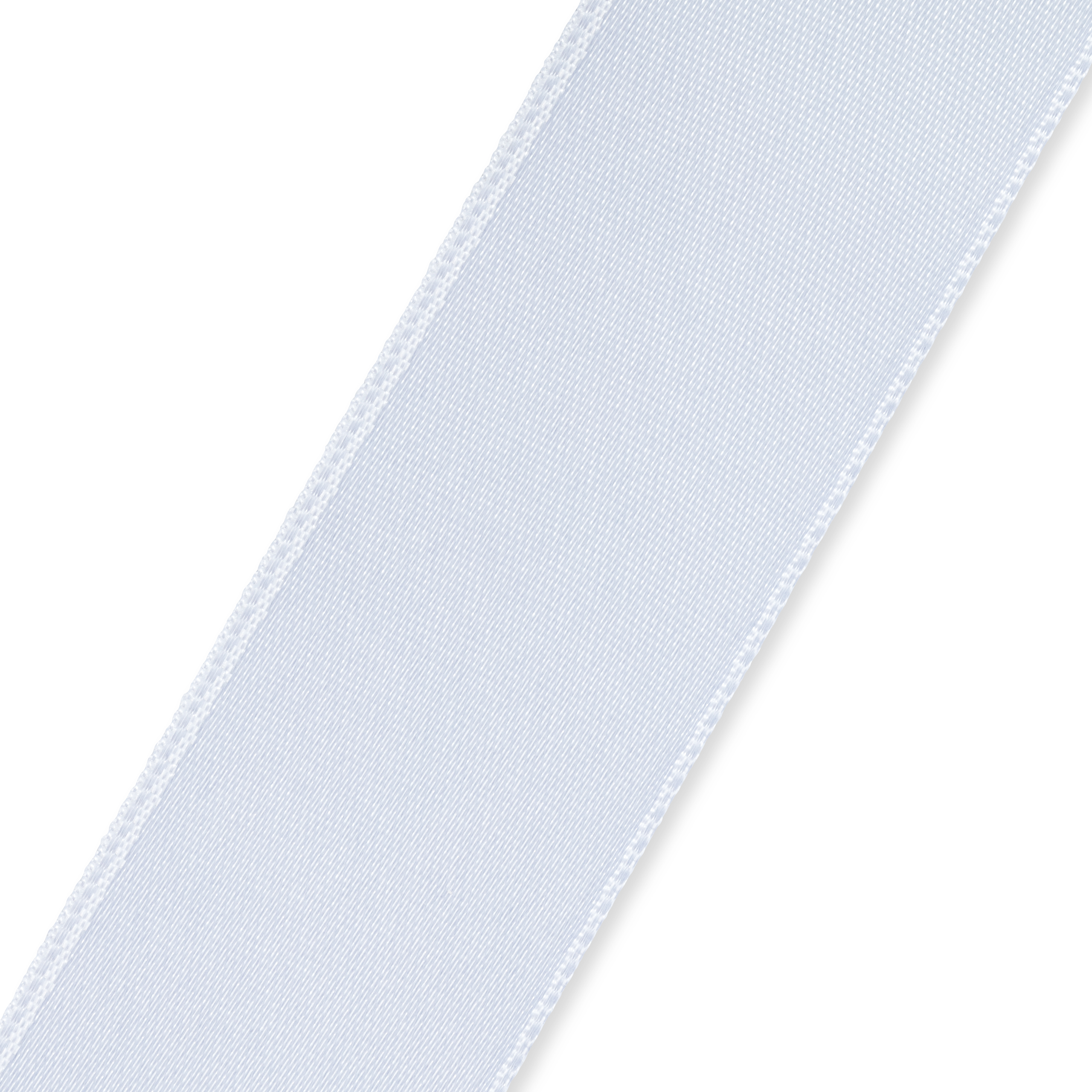 Satinband 25 mm weiß, Meterware