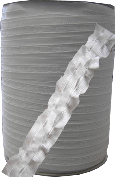 curtain tape/shirring tape, 22mm off white