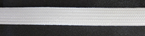 Flechtband Schlauch flach 8mm transparent zur Formgebung am Saum weiter Kleider