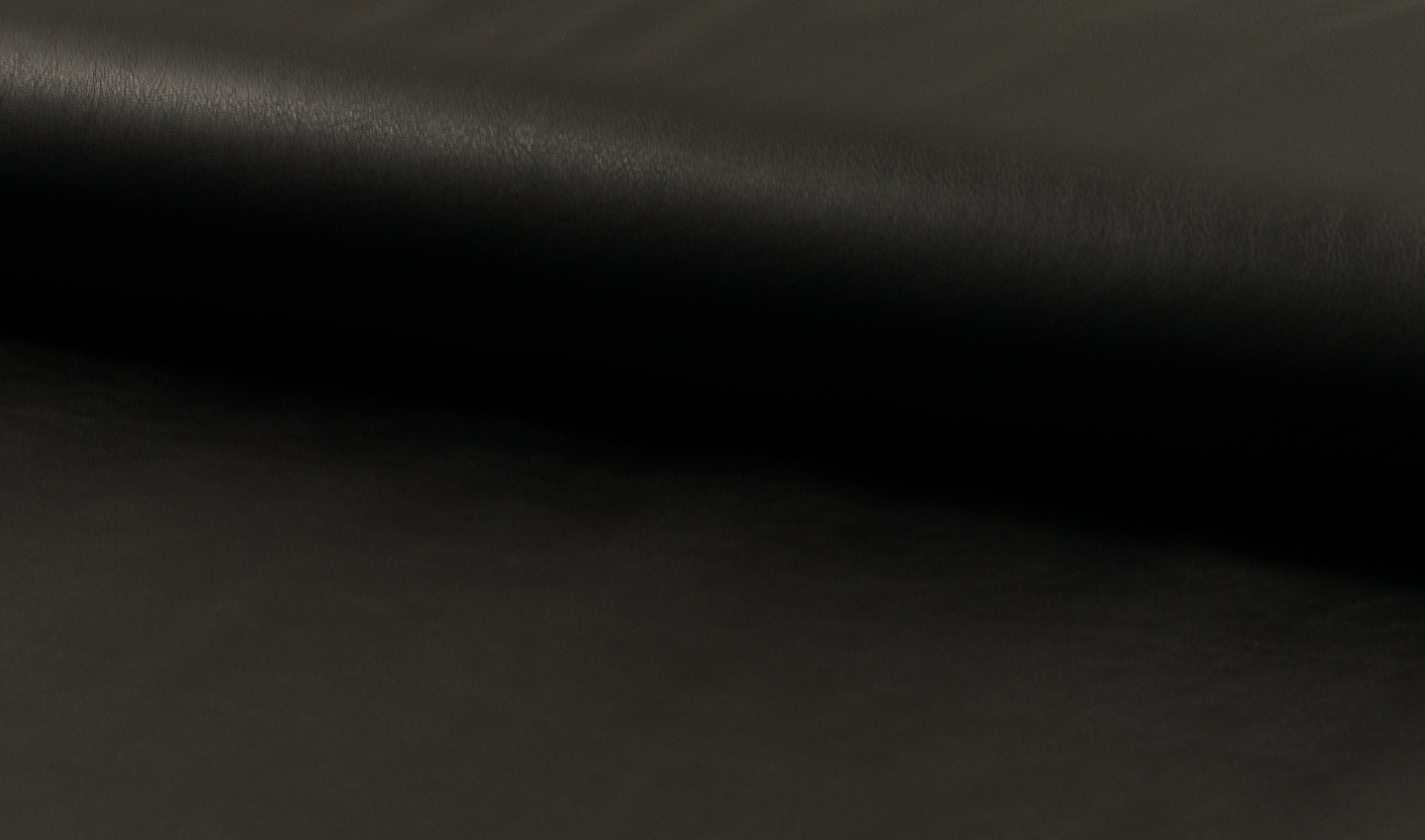 Lederimitat schwarz, handschuhweich, matt-glänzend, glatt,  60% PU, 40% PES, 140 cm, 230g/m², Kunstleder 