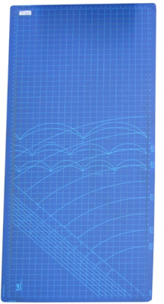 Schneideunterlage 143 x 60 cm blau  (für Rollschneider), Schneidematte