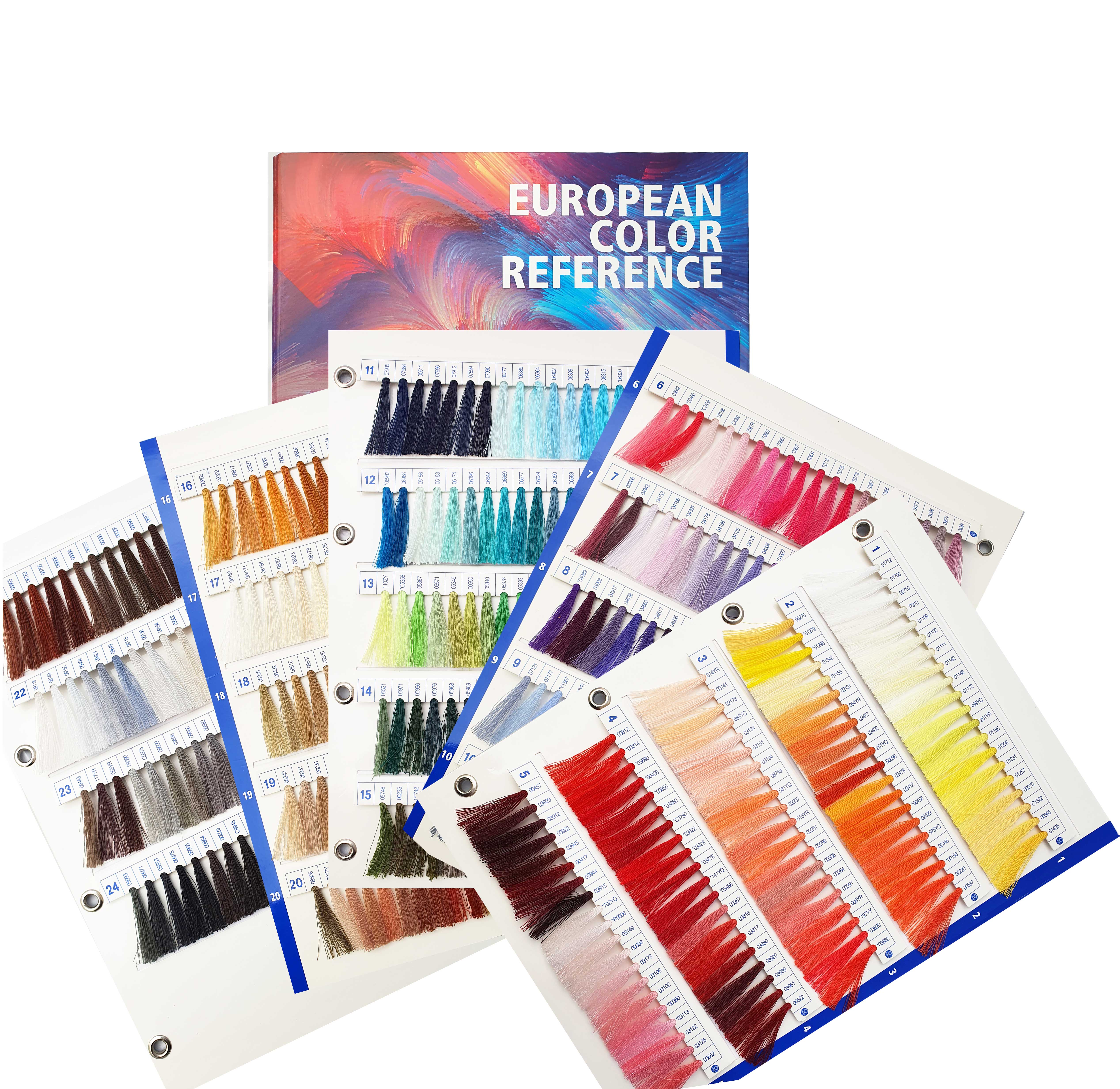 Farbkarte Epic/Coats-Garn Original 480 Farben gewickelt