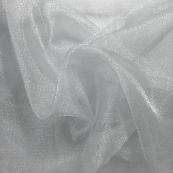 Organza uni, weiss 