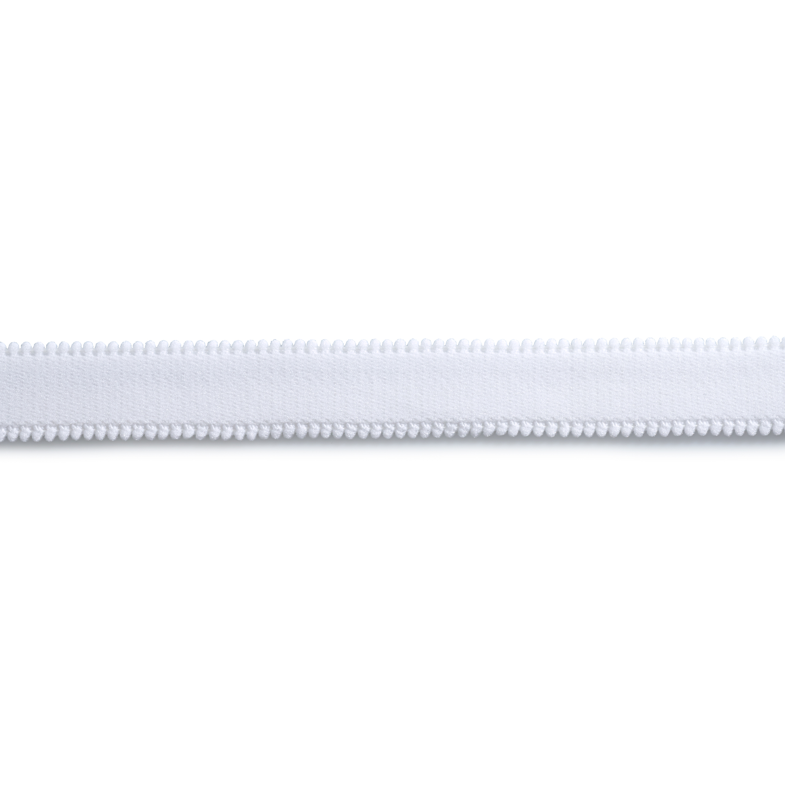 Elastic shoulder strap 15 mm white, 0,8 m