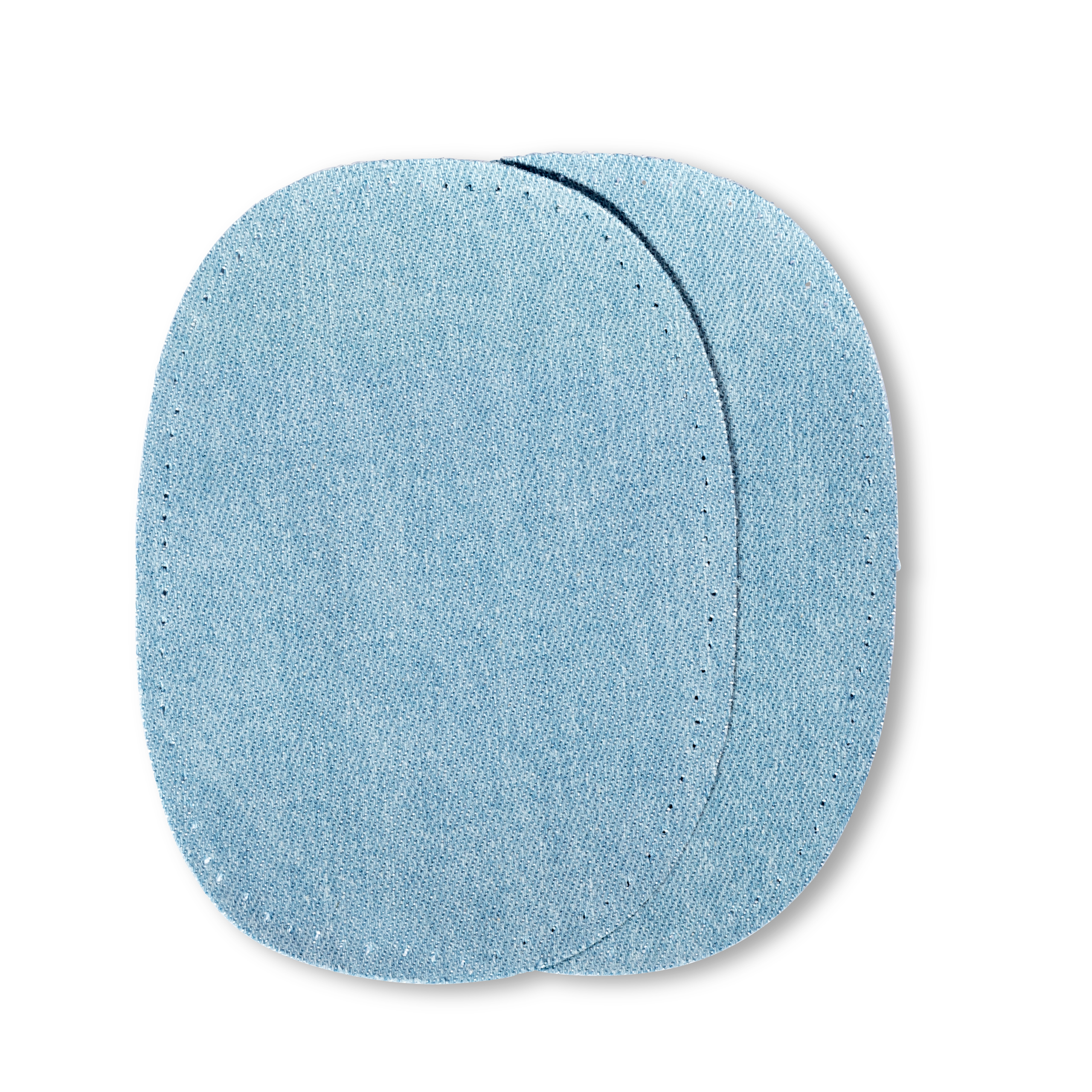 Patches denim for ironing/sewing on 10 x 14 cm light blue, 2 St