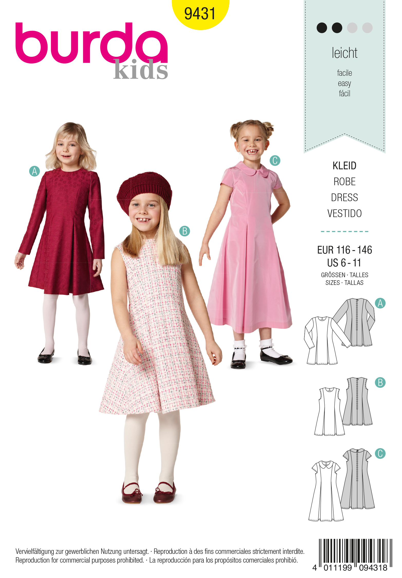 Burda Schnittmuster Kleid