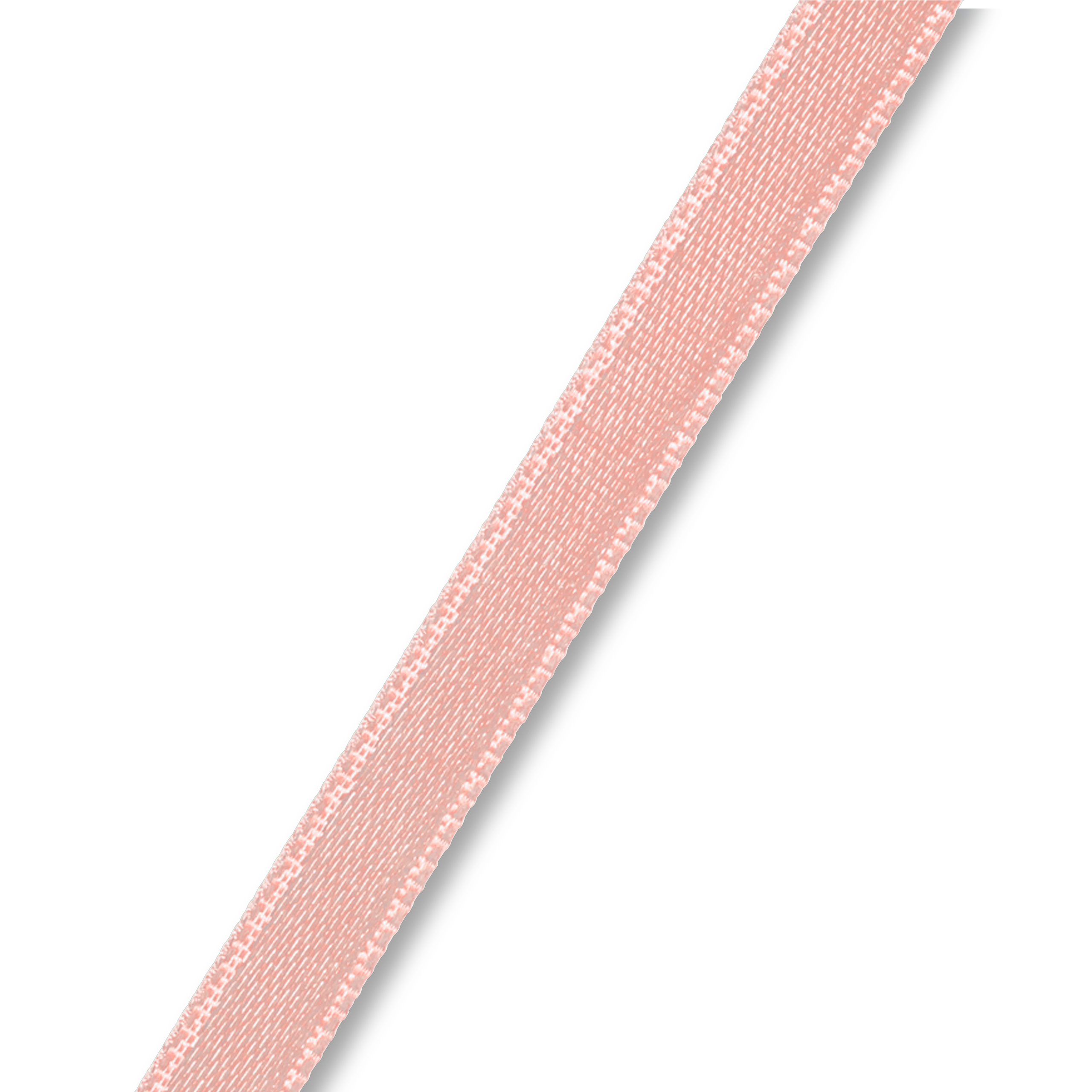 Satinband 6 mm apricot, Meterware