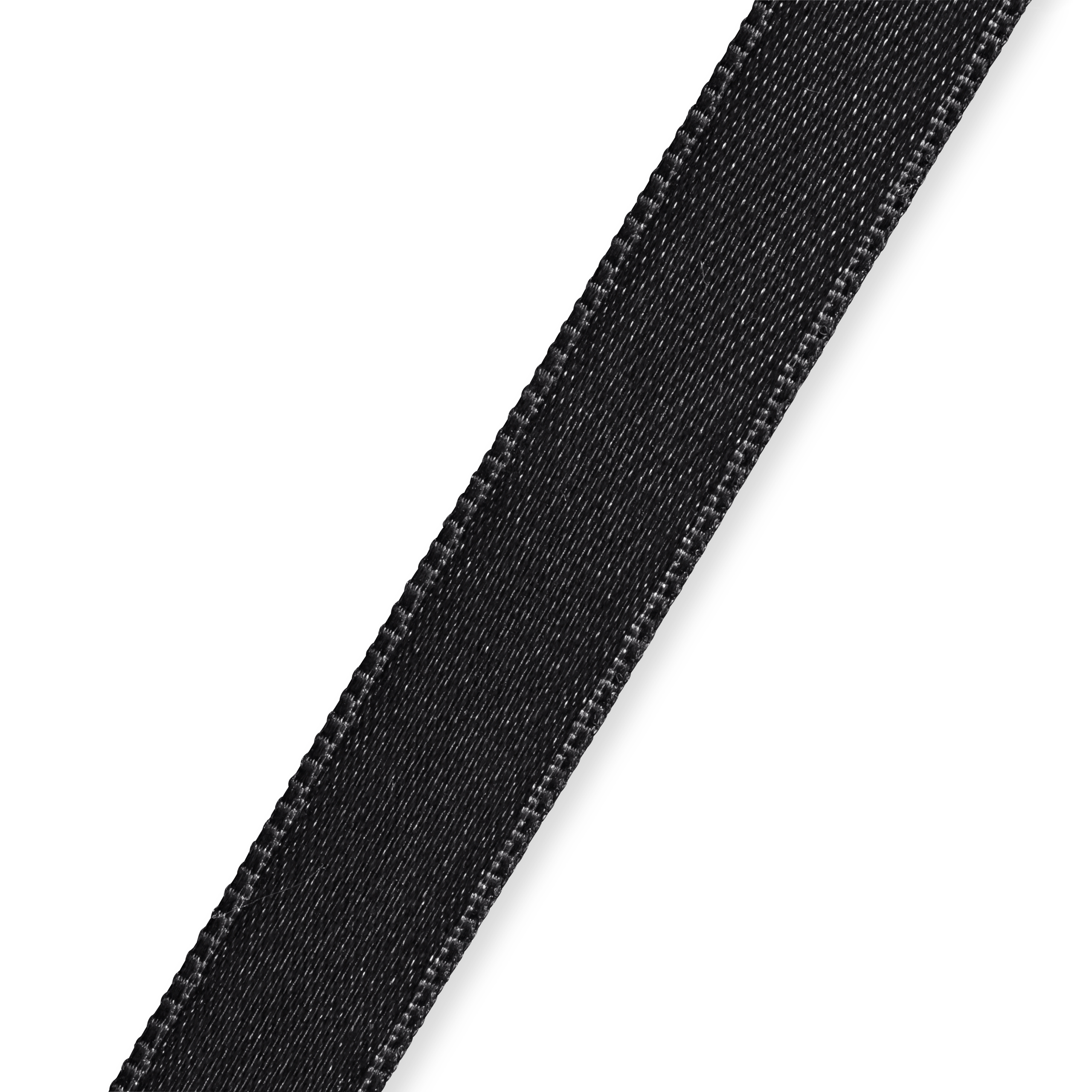 Satinband 10 mm schwarz, Meterware