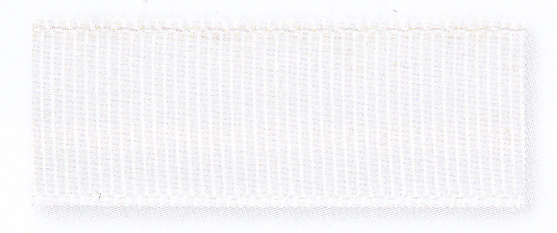 Ripsband/Hutband 25mm weiß