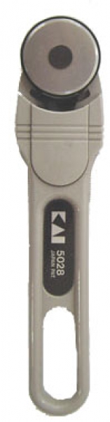 Rollschneider KAI klein (28 mm) automatischer Fingerschutz, Cuttermesser