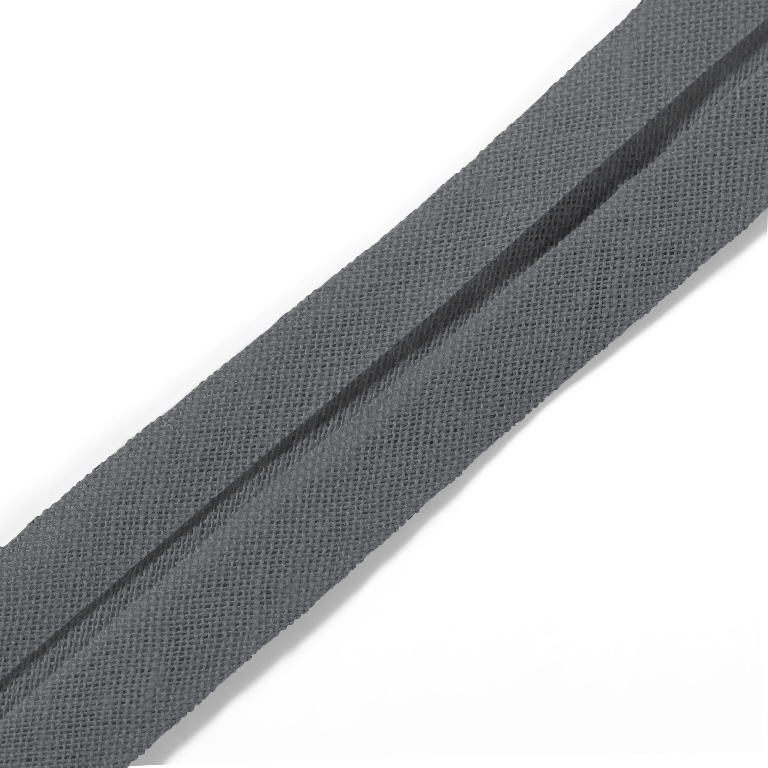 Bias Binding Cotton 40/20 mm grey, available by meter