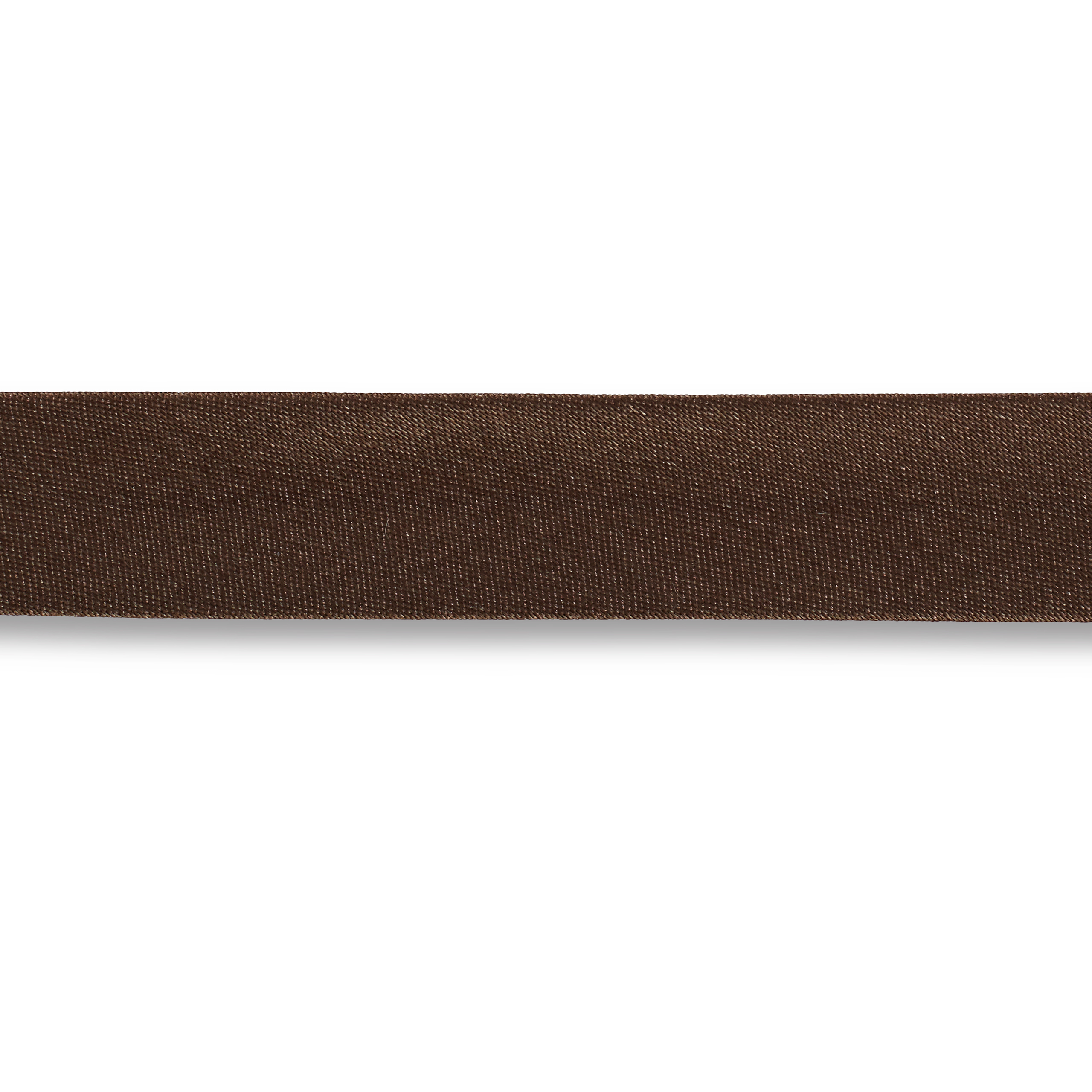 Schrägband Duchesse 40/20 mm dunkelbraun, Meterware, Einfassband, Satin-Schrägband 