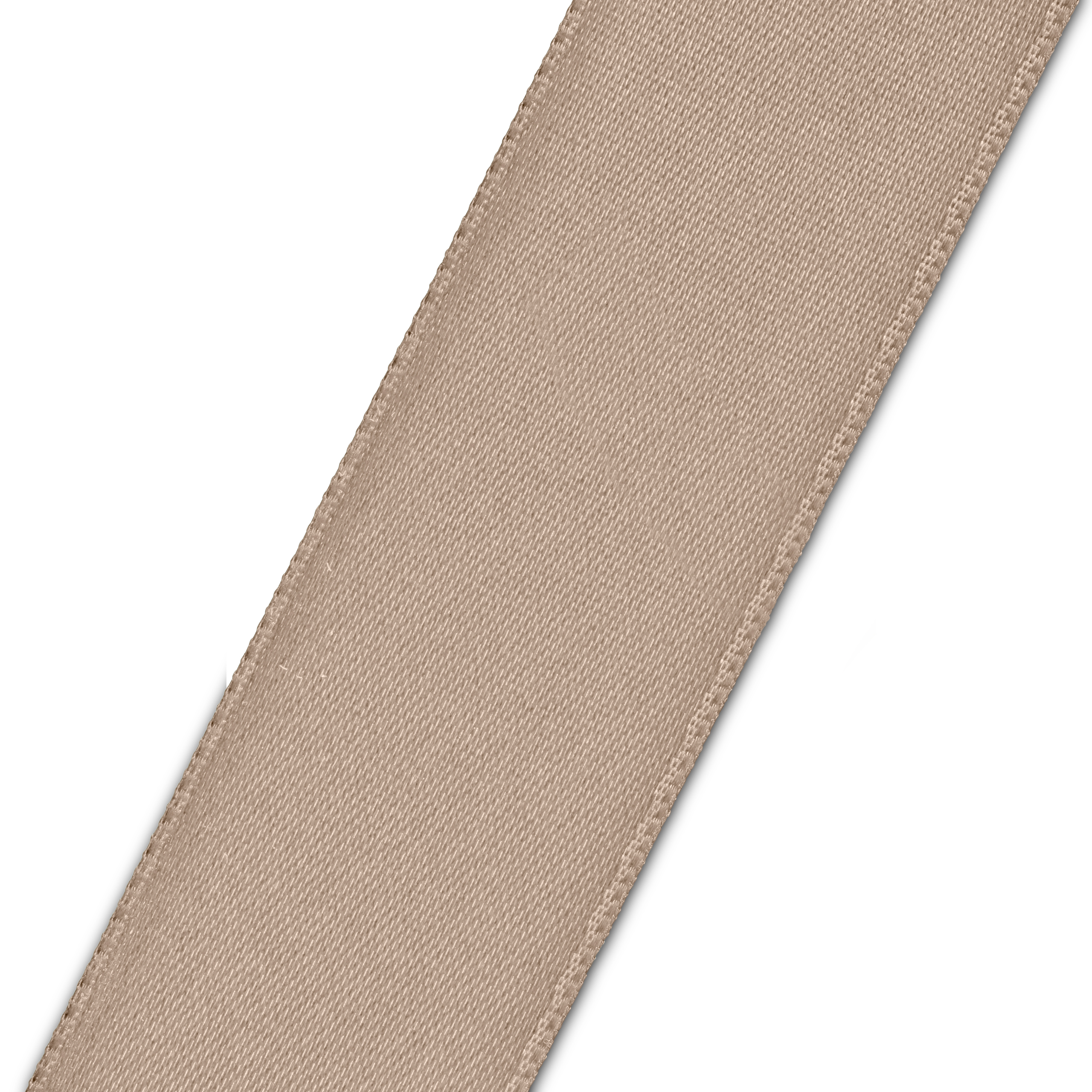 Satinband 25 mm sand, Meterware