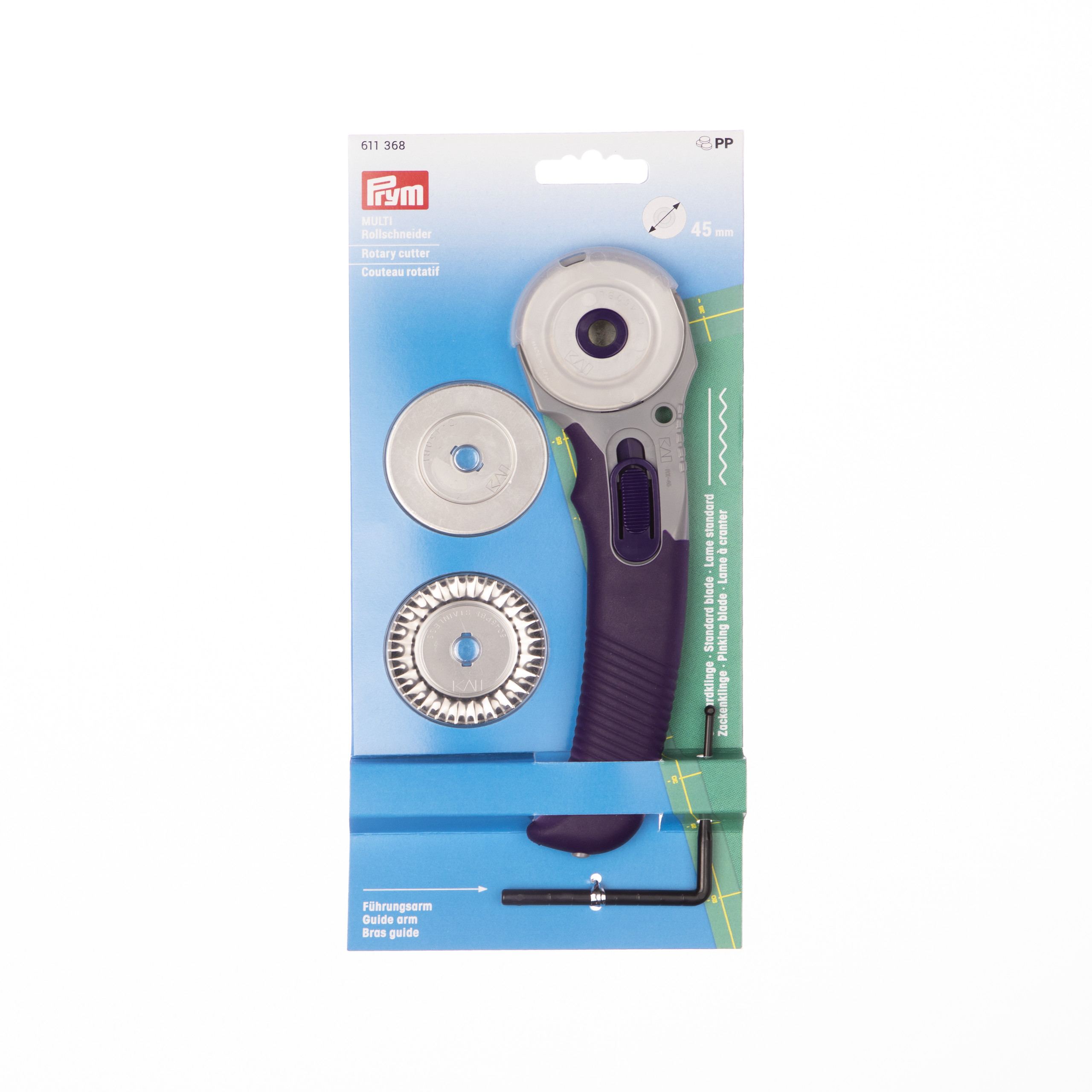 Wave blade for Multi-purpose rotary cutter + 3 Blades, 1 St