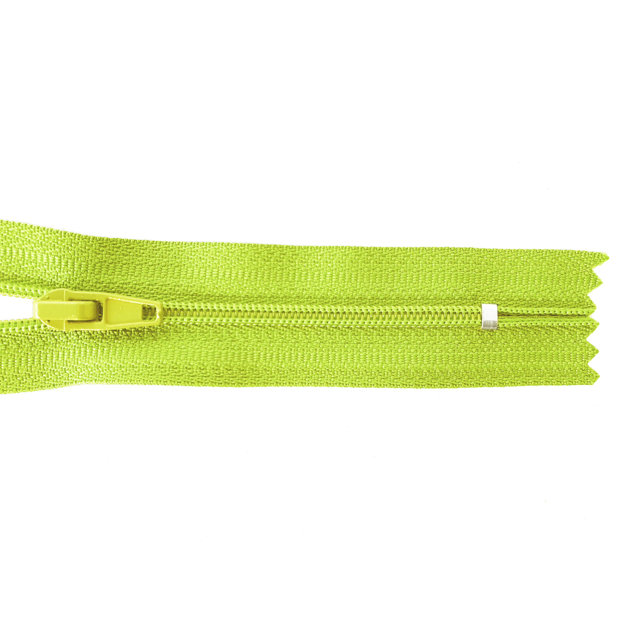 Reißverschluss 80cm, nicht teilbar, PES-Spirale fein, limette, hochwertiger Marken-Reißverschluss von Rubi/Barcelona
