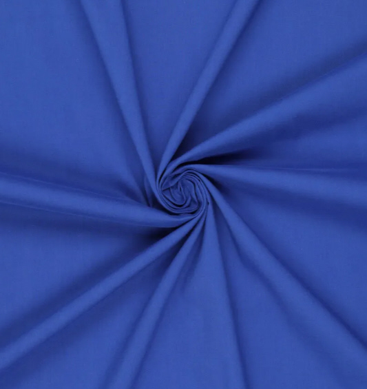 Baumwoll-Batist royalblau, 100% Baumwolle, 140 cm breit, ökoTex zertifiziet