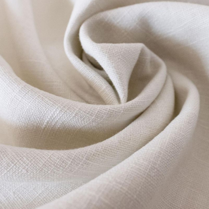 Linen washed, pearl white