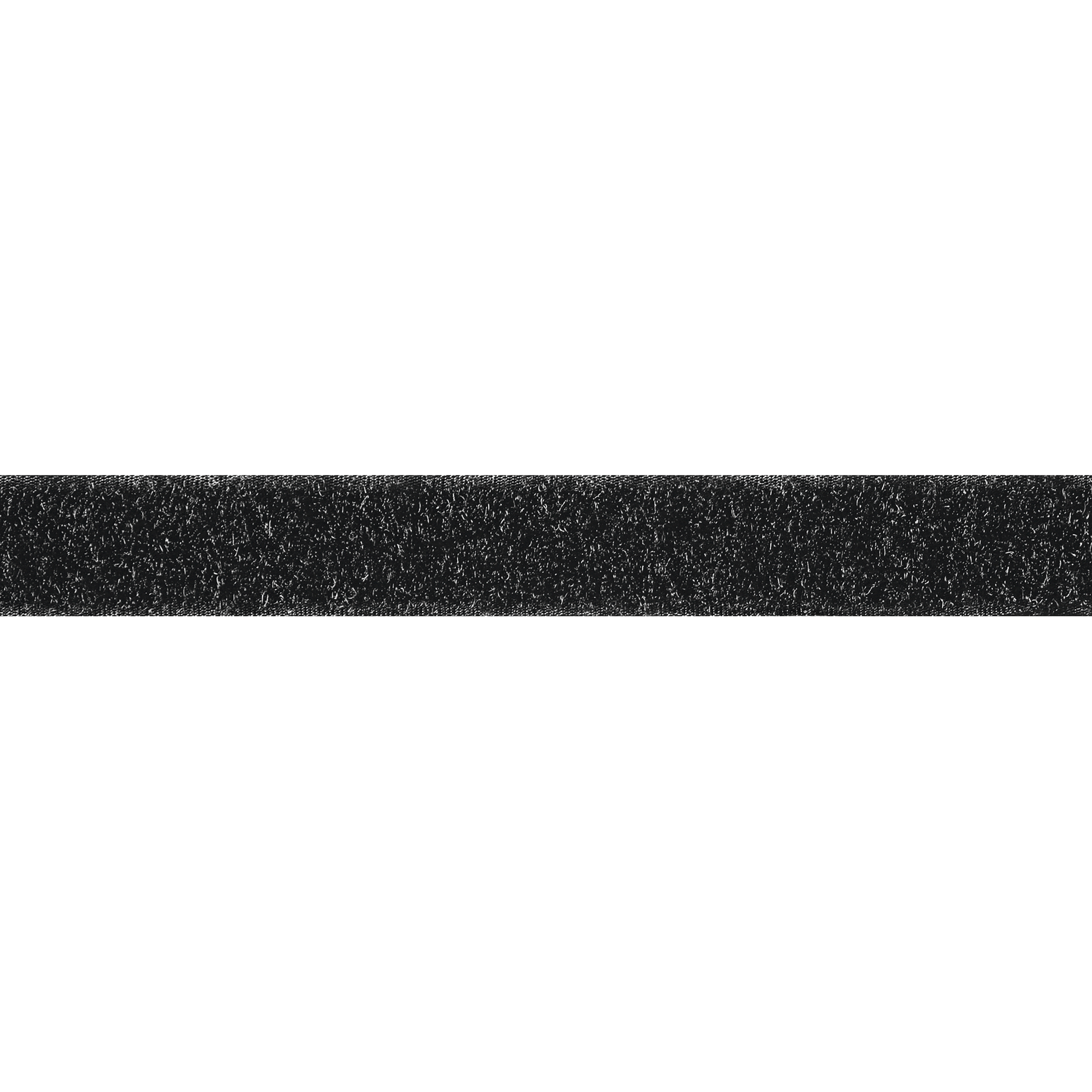Klettband / Flauschseite zum Annähen Meterware schwarz, 50mm