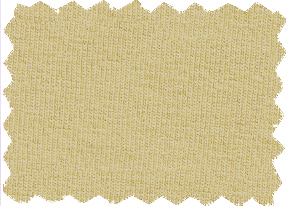 Bio-Baumwoll-Jersey chardonnay/ockergelb aus kontrolliert biologischem Anbau 93% Bio-Co, 7% El, 150cm, 220 g/m² 330g/lfm