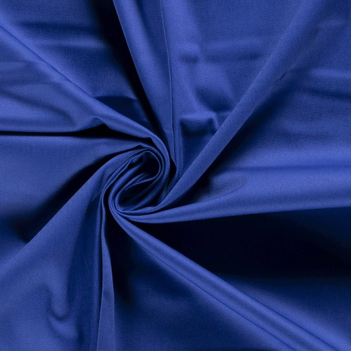 Baumwoll-Satin, royalblau, schwer, elastisch, 97%BW 3%Elasthan, ca. 145 cm breit