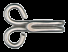 Hooks for Jerkins mild steel 9 silver col, 500 St