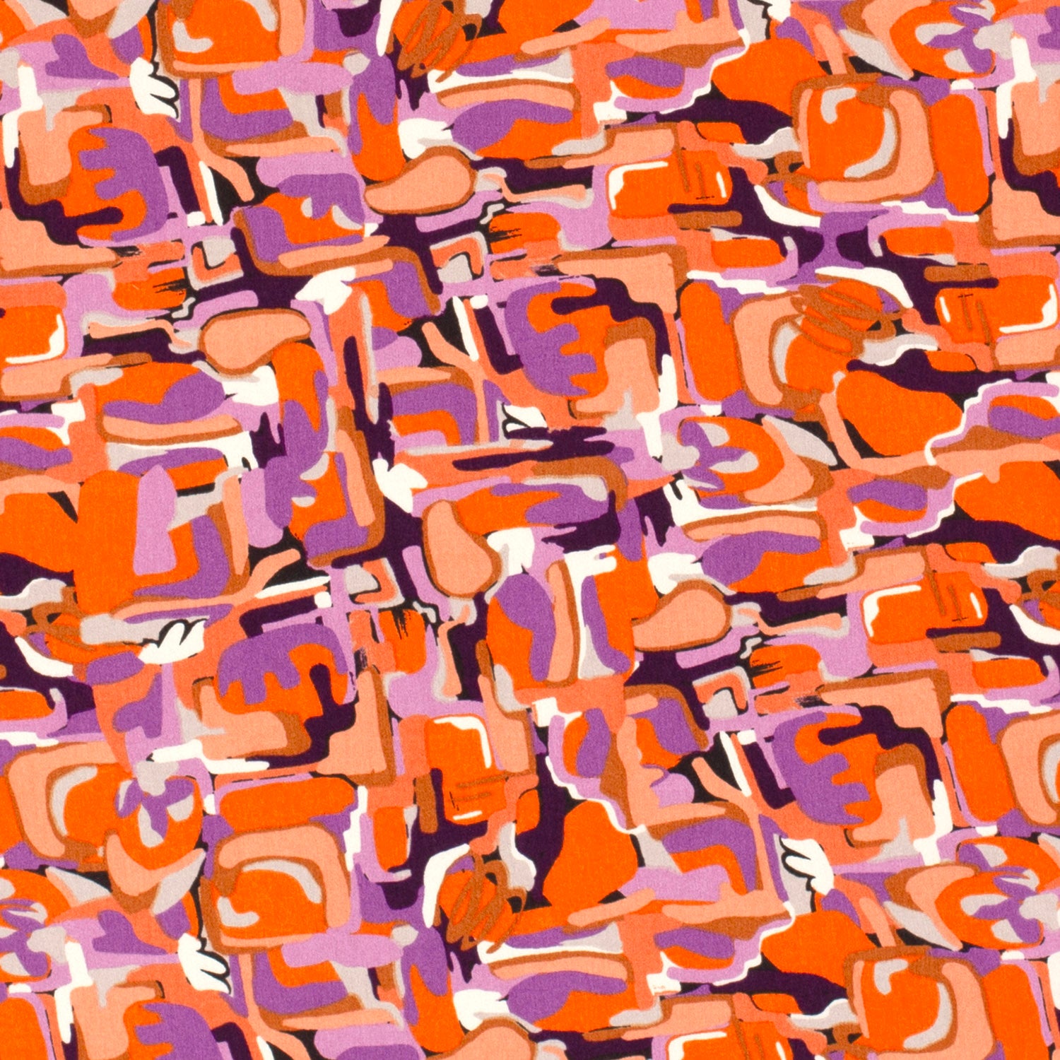 Viskose Gewebe koralle/lila, weich fließend, 100%Vi, ca. 145cm breit, 110 g/m², Öko-Tex-zertifiziert 