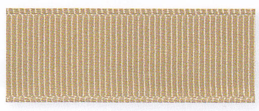 Ripsband 16 mm beige, Meterware