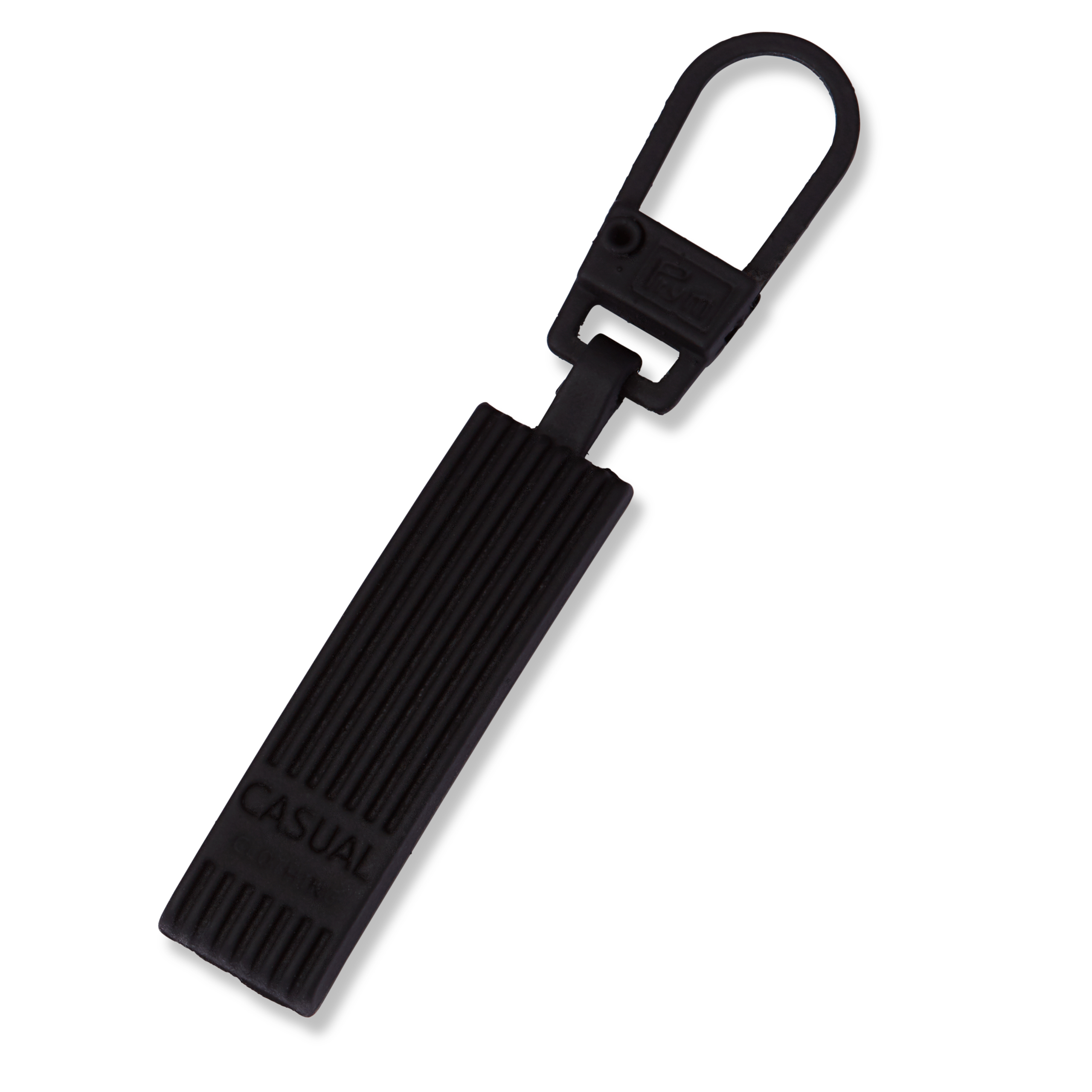 Fashion Zipper pullers Casual metal black, 1 St