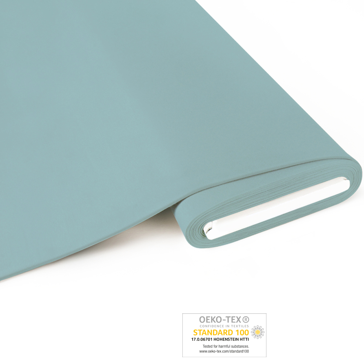 Bio-Baumwoll-Jersey atlantic (hell) aus kontrolliert biologischem Anbau 93% Bio-Co, 7% El, 150cm, 220 g/m² 330g/lfm