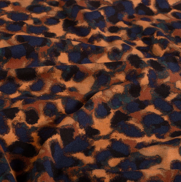 Viskose-Jersey, animal-print, Vi/El 150 cm breit