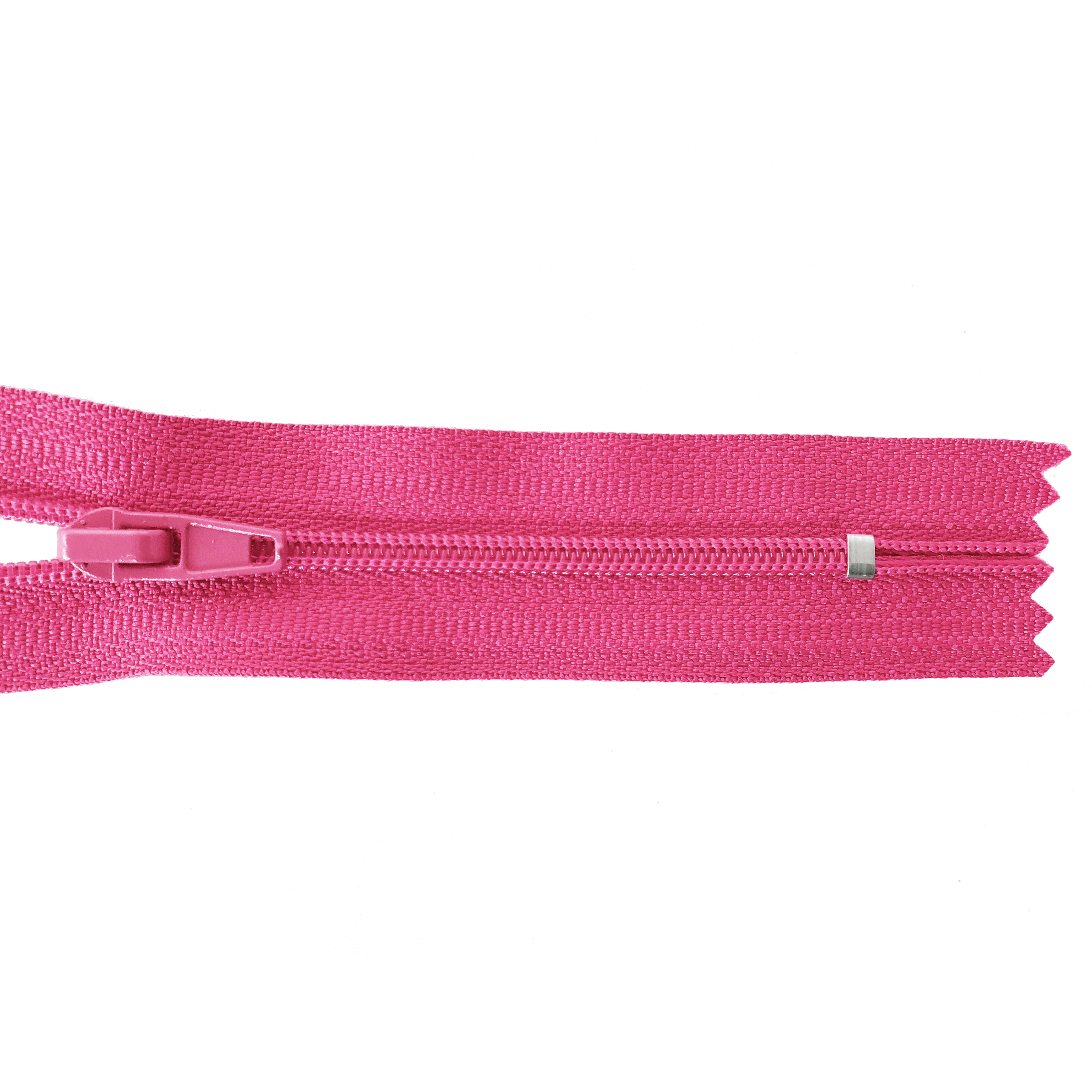 Reißverschluss 20cm, nicht teilbar, PES-Spirale fein, pink, hochwertiger Marken-Reißverschluss von Rubi/Barcelona
